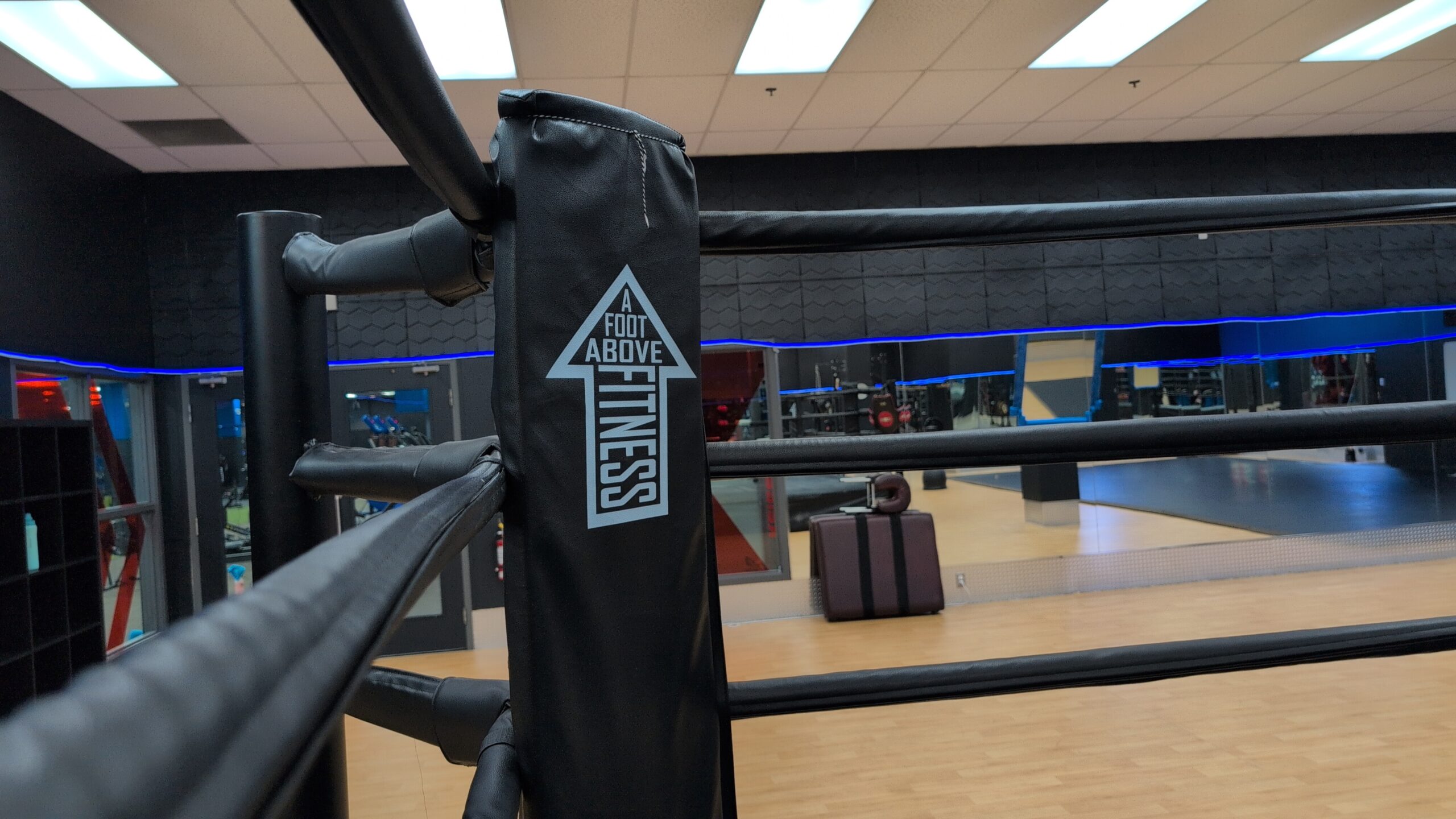 Boxing Ring A Foot Above Fitness Boxing Ring