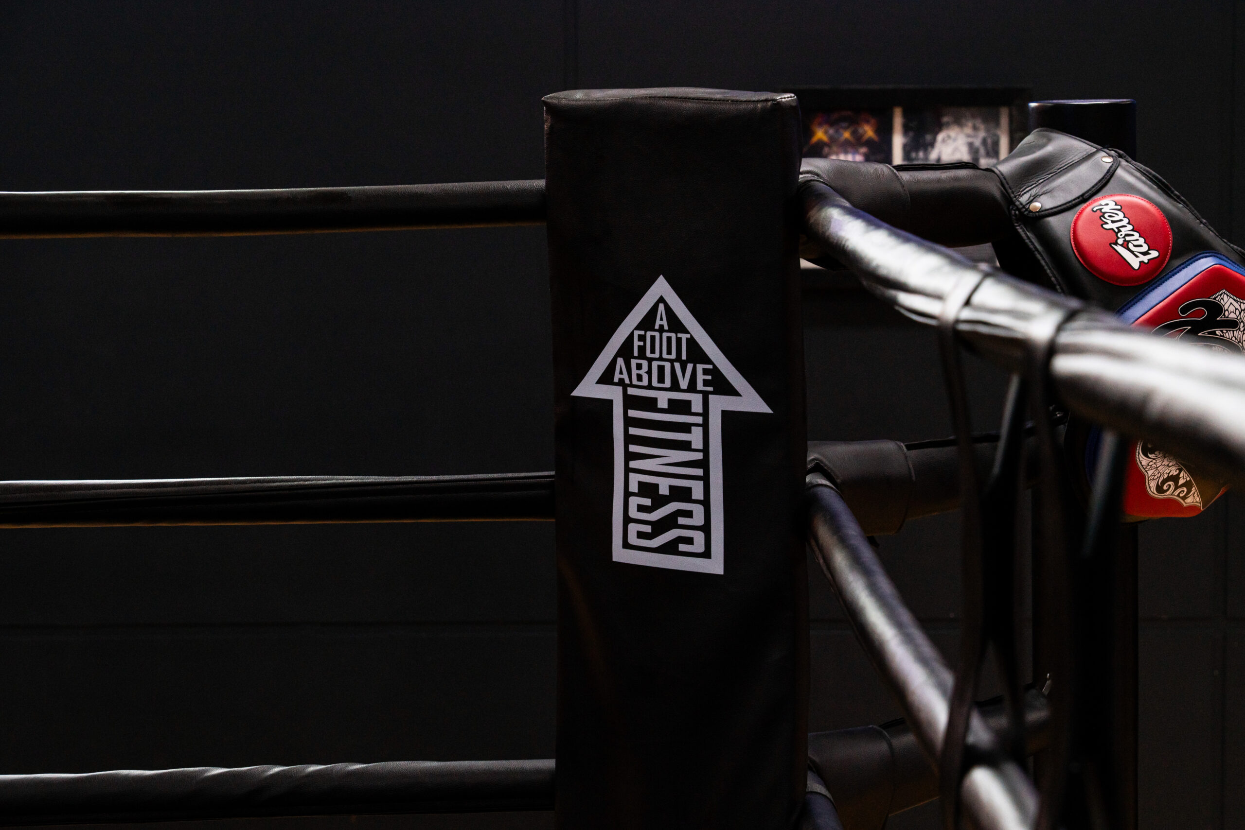 The Corner of the boxing ring at A Foot Above Fitness