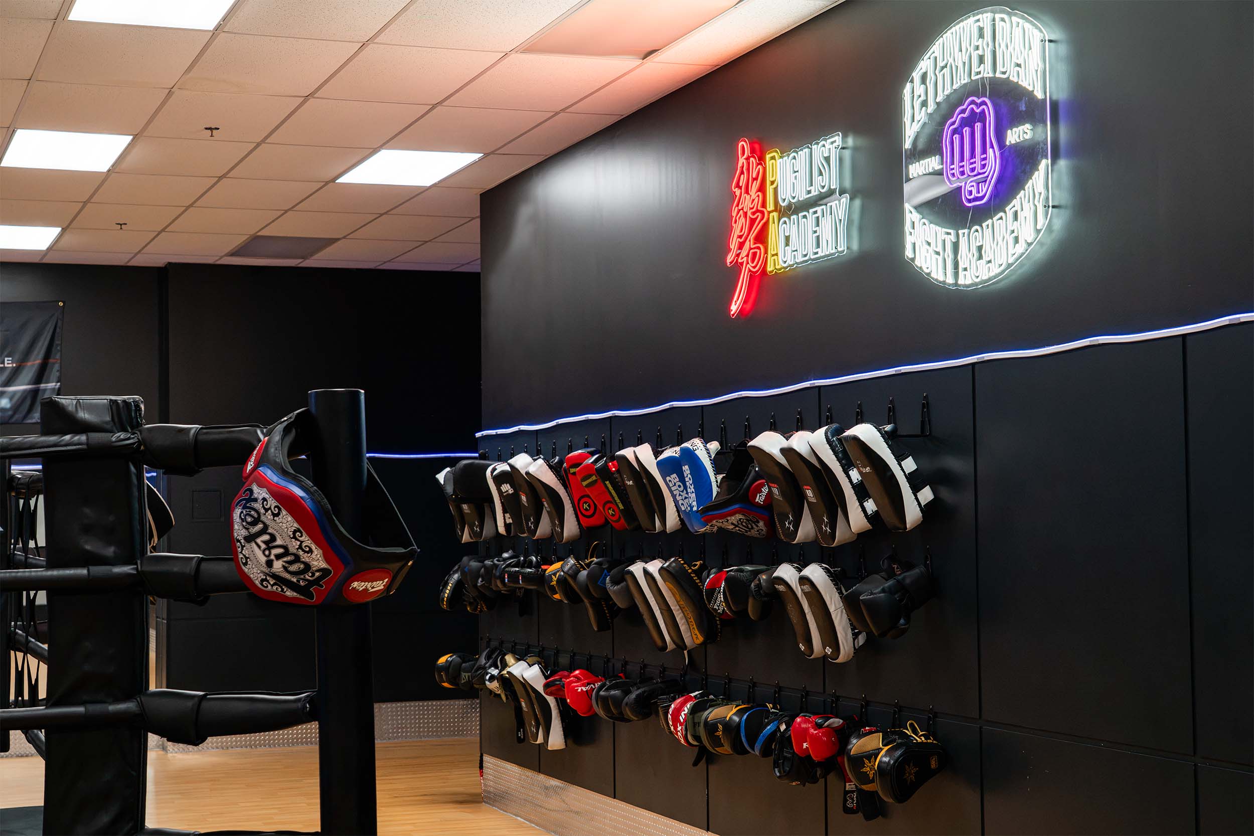 Boxing gloves, Muay Thai pads and more at A Foot Above Fitness